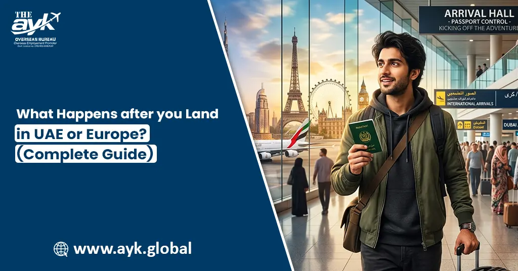 What Happens After You Land in UAE or Europe? (Complete Guide)